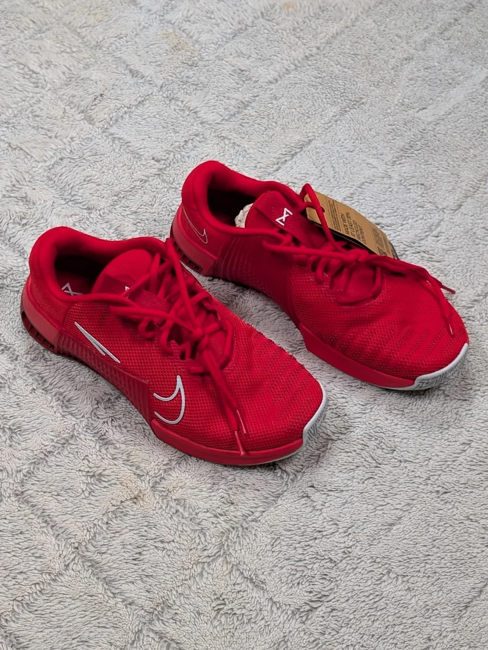 Nike Metcon 9 University Red Workout Training Shoes Mens Size 9 DZ2617-600 NEW - Picture 1 of 7